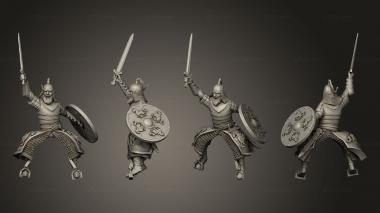 Military figurines Ebremer mounted 3d model