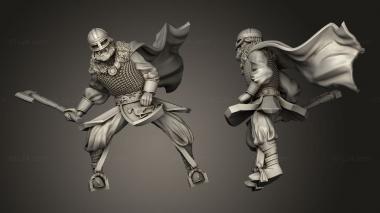 Military figurines Hearth mounted 3d model