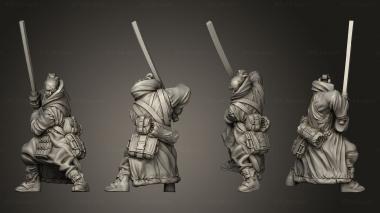 Military figurines Hiroto Ronin 3d model