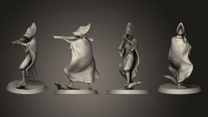 Military figurines (Arquebusier Shoot Complete, STKW_2818) 3D models for cnc