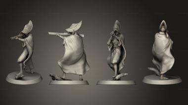 Military figurines Arquebusier Shoot Complete 3d model