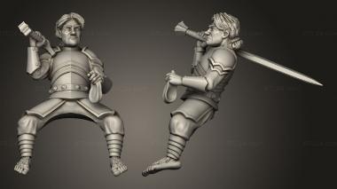 Military figurines pavo tablet mounted 3d model