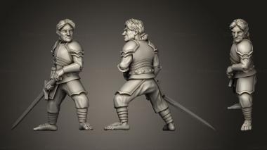 Military figurines pavo tablet mounted 3d model