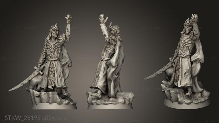 Military figurines (White Prince, STKW_28192) 3D models for cnc