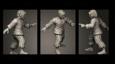 Military figurines Character young yenman 3d model