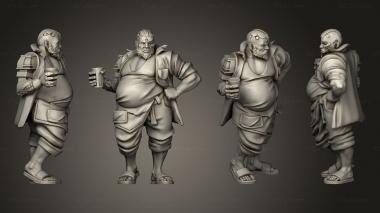 Military figurines Bartender Janus 3d model