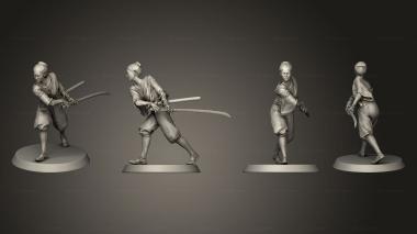Military figurines Arquebusier Strike Complete 001 3d model