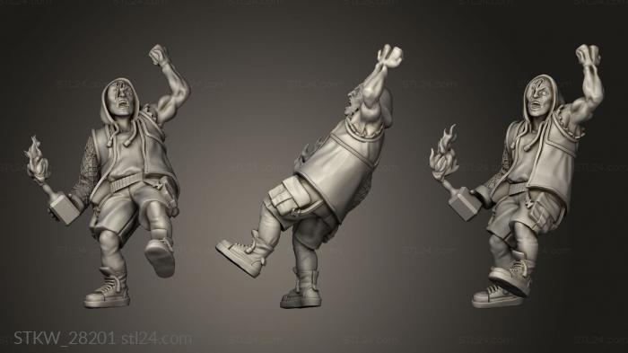 Military figurines (benny, STKW_28201) 3D models for cnc