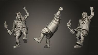 Military figurines benny 3d model