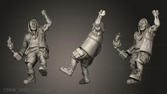 Military figurines (benny, STKW_28202) 3D models for cnc