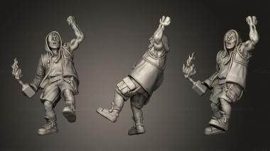 Military figurines benny 3d model