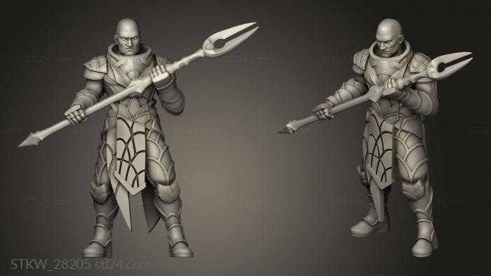 Military figurines (Boy Cree Nano Mummies, STKW_28205) 3D models for cnc