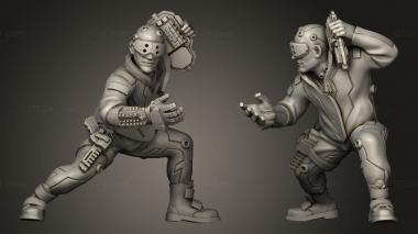 Military figurines elliot heck 3d model