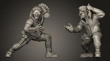 Military figurines elliot heck 3d model