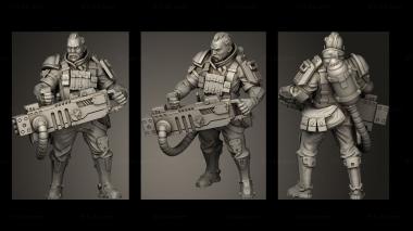 Military figurines jason zagloba 3d model