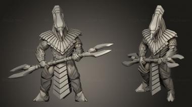 Military figurines Nano Mummy 3d model