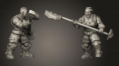 Military figurines troitsa 3d model