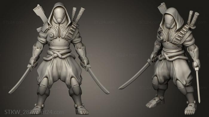 Military figurines (yaburi, STKW_28239) 3D models for cnc