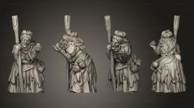 Military figurines BABA Yaga STANDING 3d model