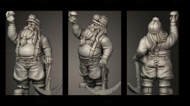 Military figurines DWARF GEM 3d model