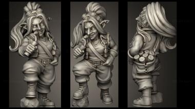 Military figurines GOBLIN ARTIFICER 3d model