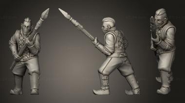 Military figurines HUMAN BANDIT 3d model