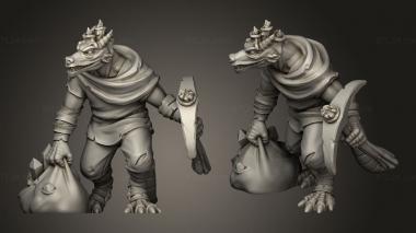 Military figurines KOBOLD MINER 3d model