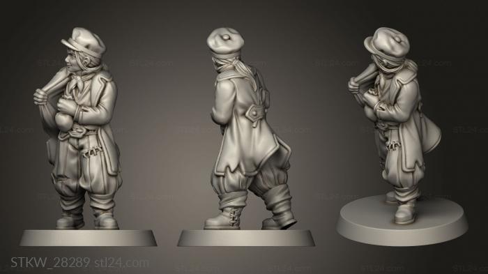 Military figurines (PICKPOCKET, STKW_28289) 3D models for cnc
