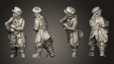 Military figurines PICKPOCKET BASE 3d model