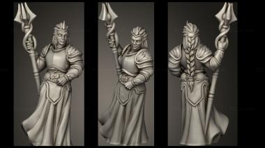 Military figurines PRIESTESS SEPT 3d model