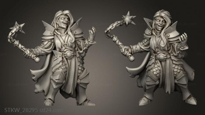 Military figurines (SEPT FLAIL, STKW_28295) 3D models for cnc