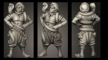 Military figurines SNAKE CHER 3d model