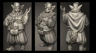 Military figurines TABAXI MERCHANT VVMNO 3d model