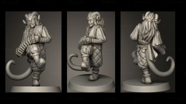 Military figurines TIEFLING CONCERTINA VVM 3d model