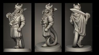 Military figurines TIEFLING MAMLUK AUG 3d model