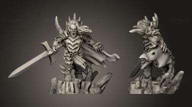 Military figurines vampire lord 3d model