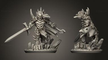 Military figurines vampire lord 3d model