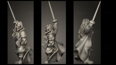 Military figurines VAMPIRE WOMAN 3d model