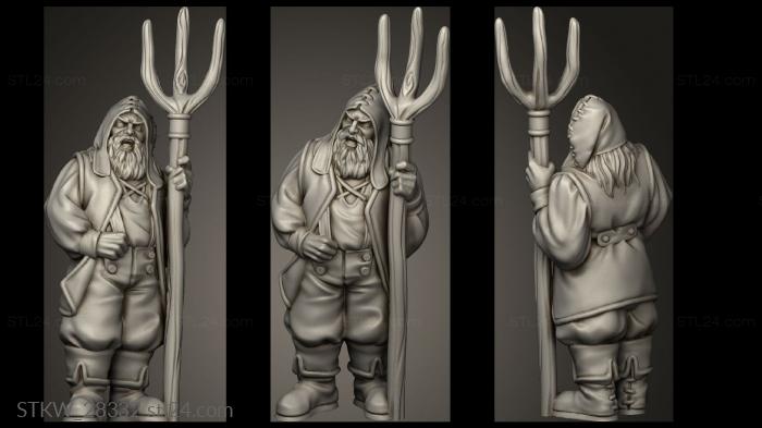 Military figurines (VILLAGER MAN VVM MAR BASE, STKW_28332) 3D models for cnc