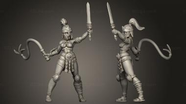 Military figurines Charriot pilot 3d model