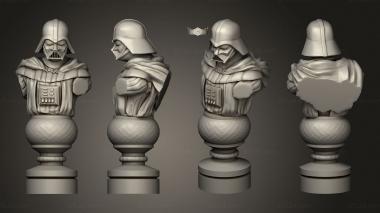 Military figurines Chess Star Wars 3d model