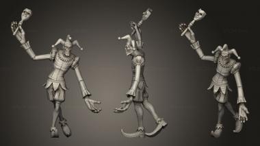 Military figurines Chester The Jester 3d model