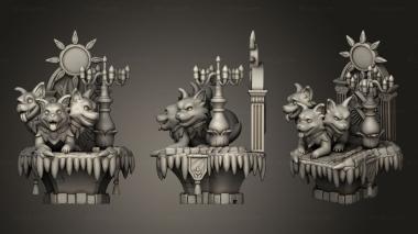 Military figurines Chibi Cerberus 3d model