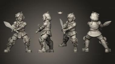 Military figurines Child Explorers Adrian 3d model
