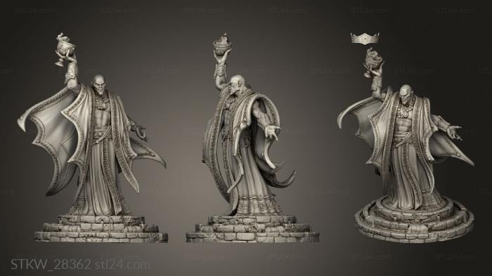 Military figurines (Children the Night Vampires, STKW_28362) 3D models for cnc