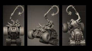 Military figurines Choppers Hot Boyz 3d model