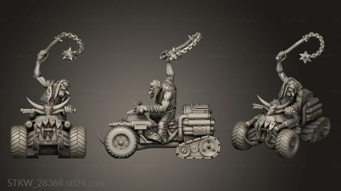 Military figurines (Choppers Hot Boyz, STKW_28368) 3D models for cnc