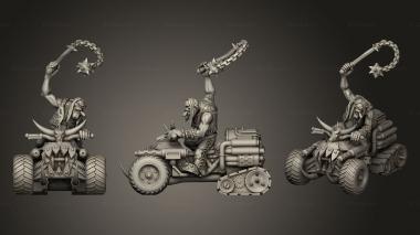 Military figurines Choppers Hot Boyz 3d model