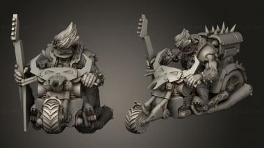 Military figurines Choppers Hot Boyz 3d model