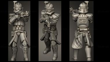Military figurines Duo ARC Fives 3d model